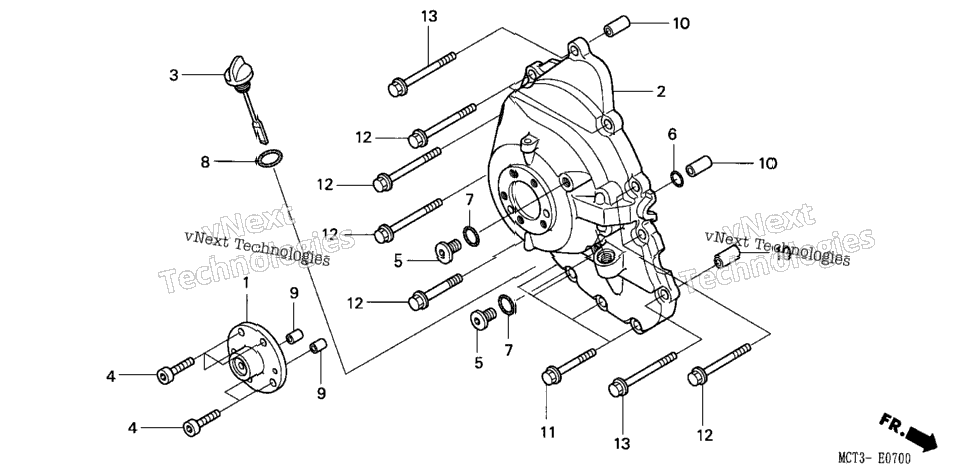 Right Crankcase Cover