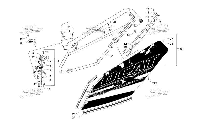 Rear Door Assembly