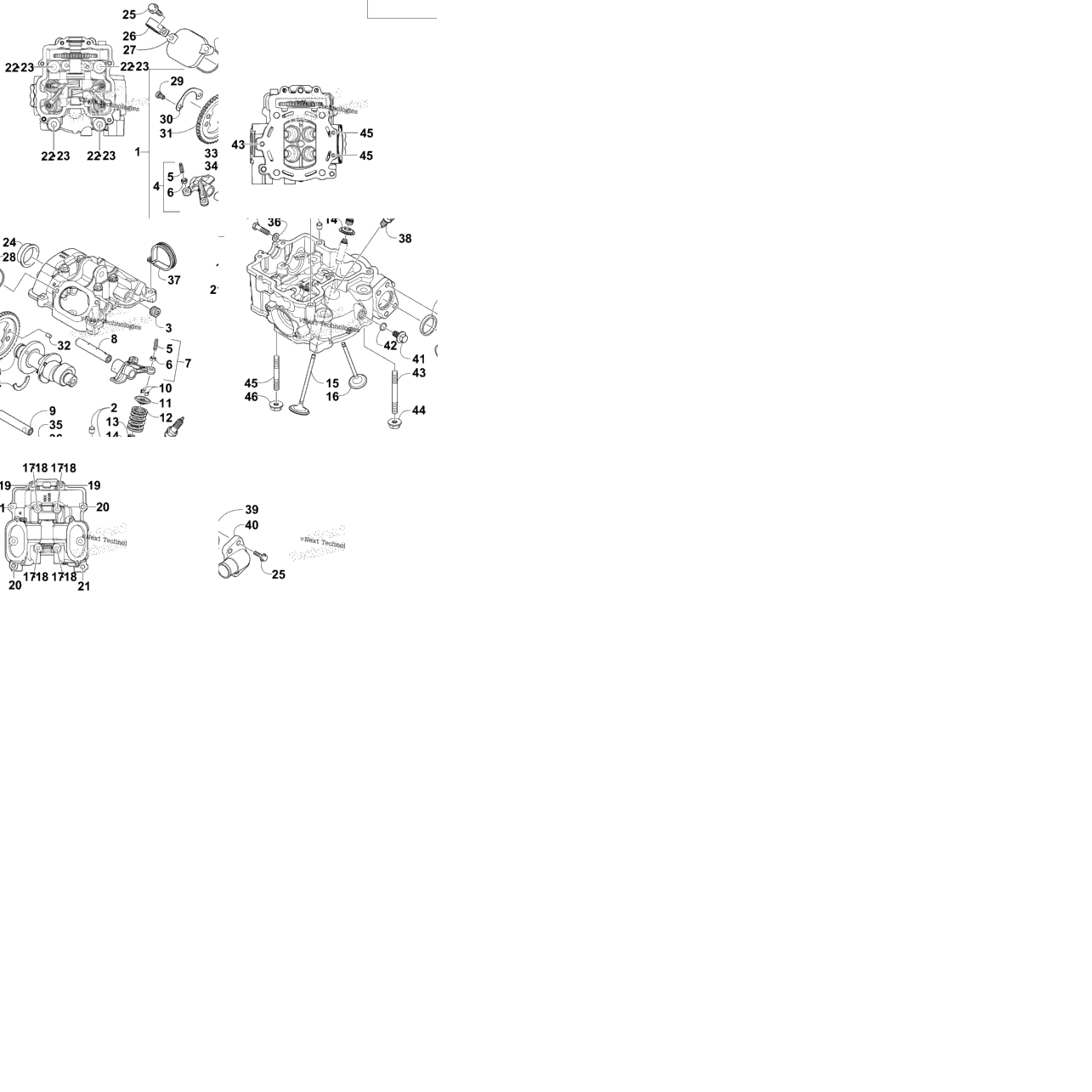 Cylinder Head And Camshaft/Valve Assembly