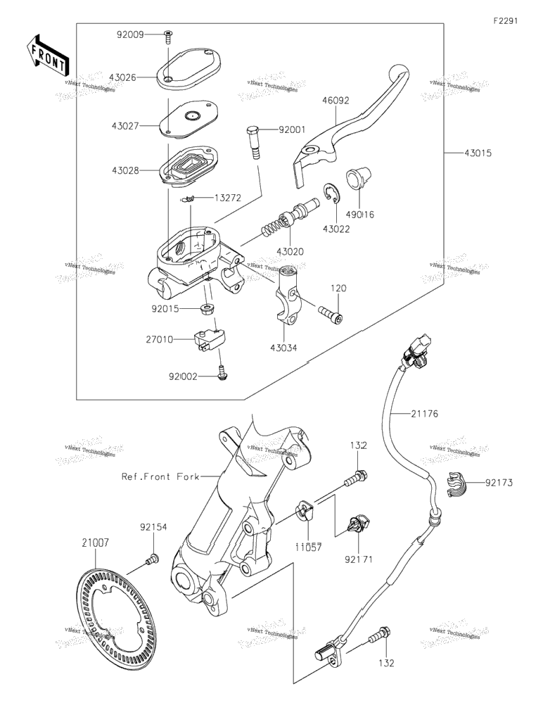 Front Master Cylinder
