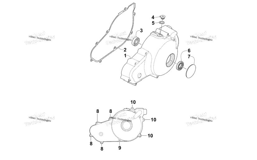 Magneto Side Engine Covers