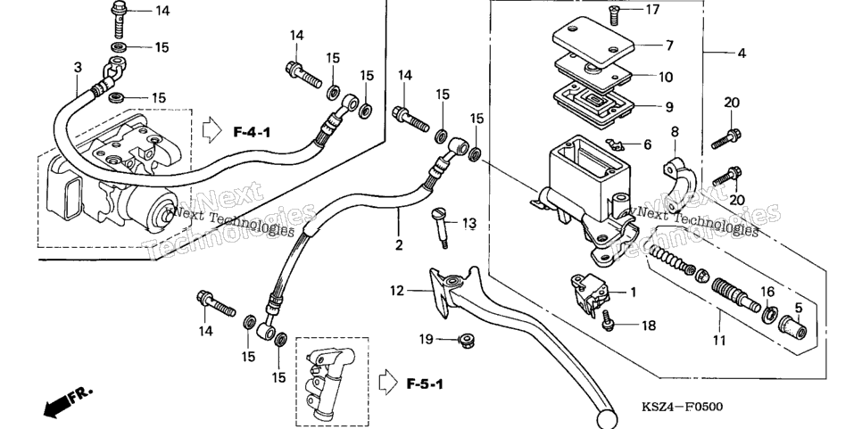 Rear Brake Master Cylinder