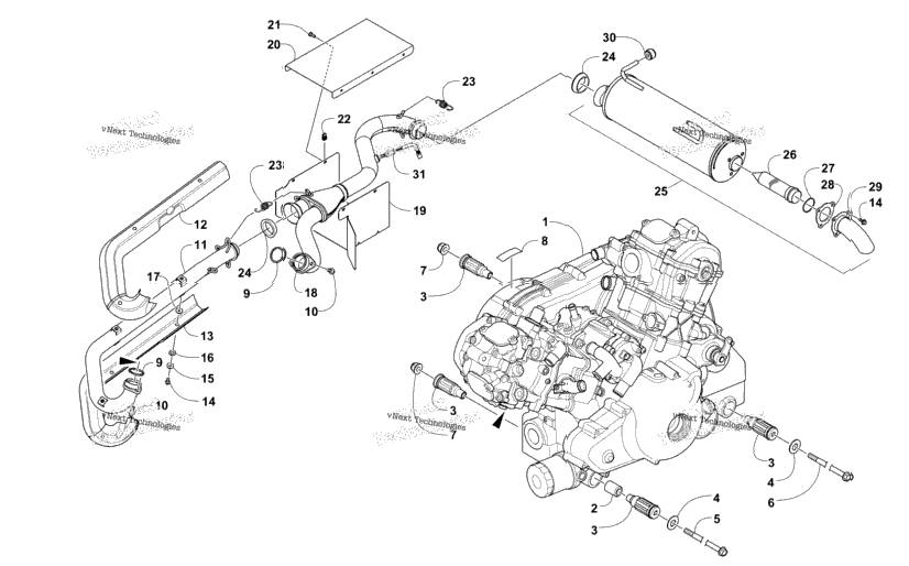 Engine And Exhaust