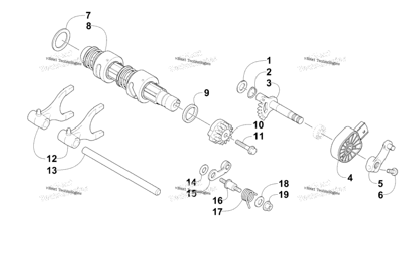 Gear Shifting Assembly
