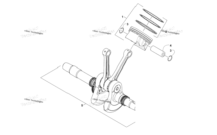 Crankshaft And Piston Assembly