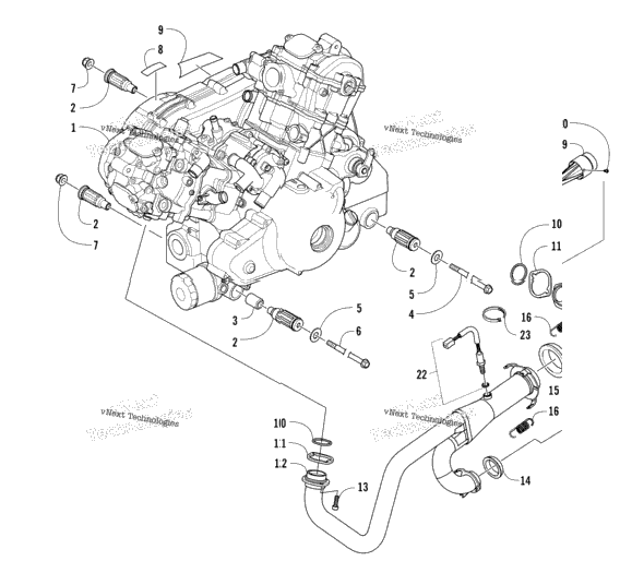 Engine And Exhaust