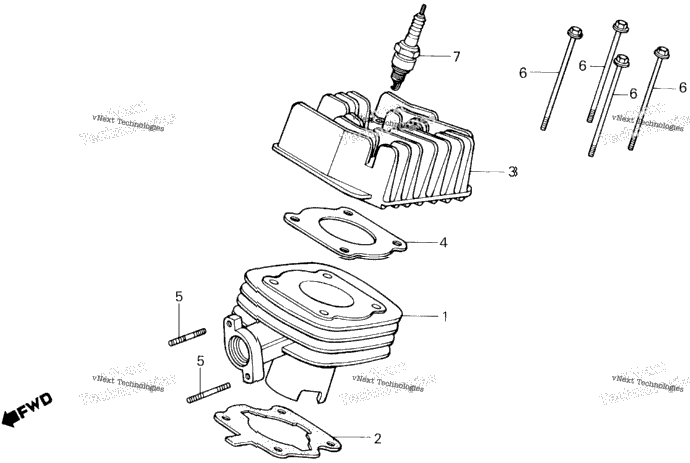 Cylinder + Cylinder Head