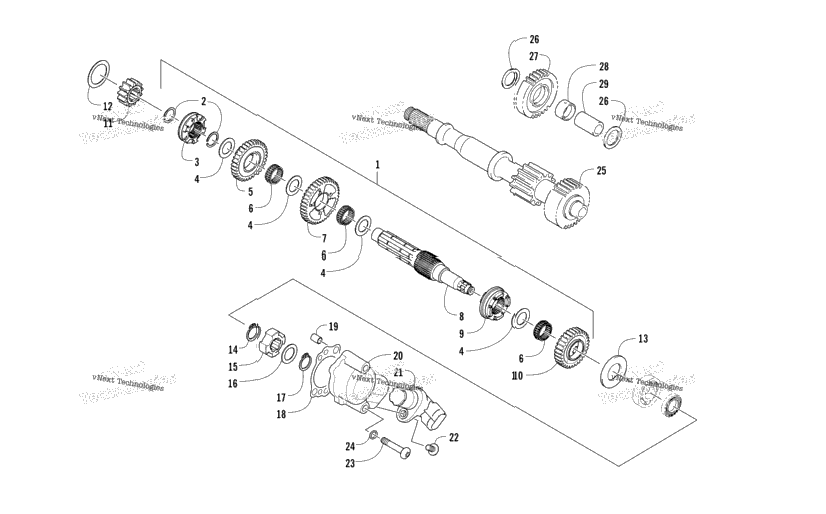 Secondary Transmission Assembly