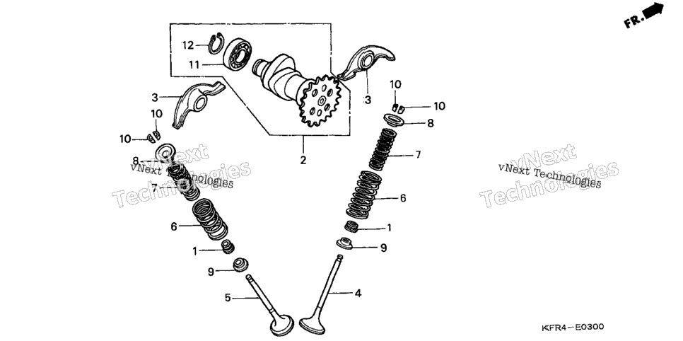 Camshaft + Valve