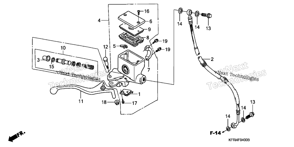 Front Brake Master Cylinder