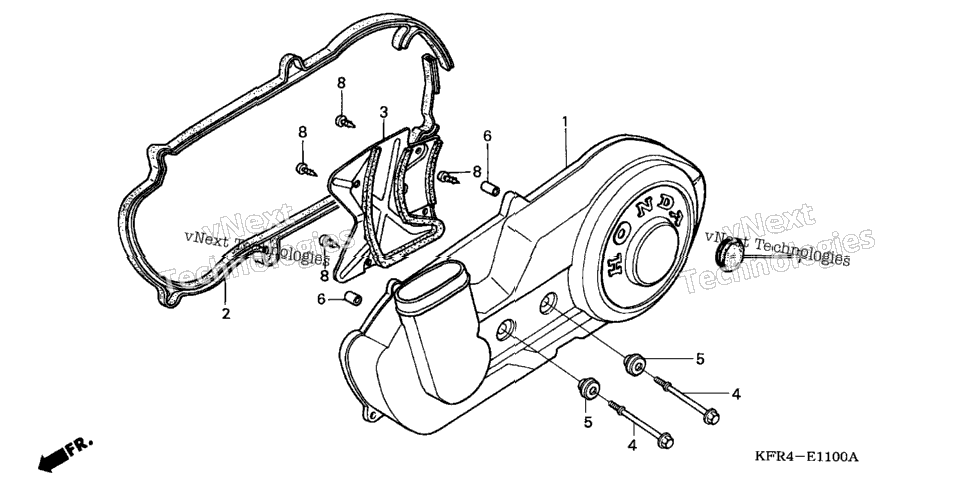 Left Crankcase Cover