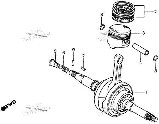 Crankshaft + Piston