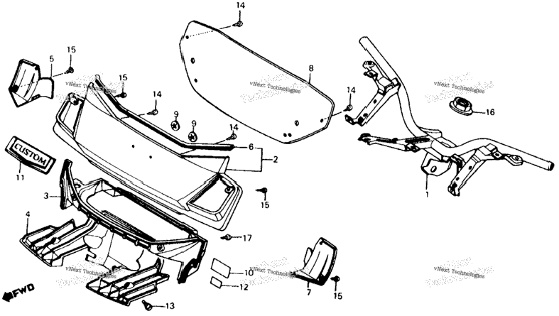 Handlebar + Handlebar Cover