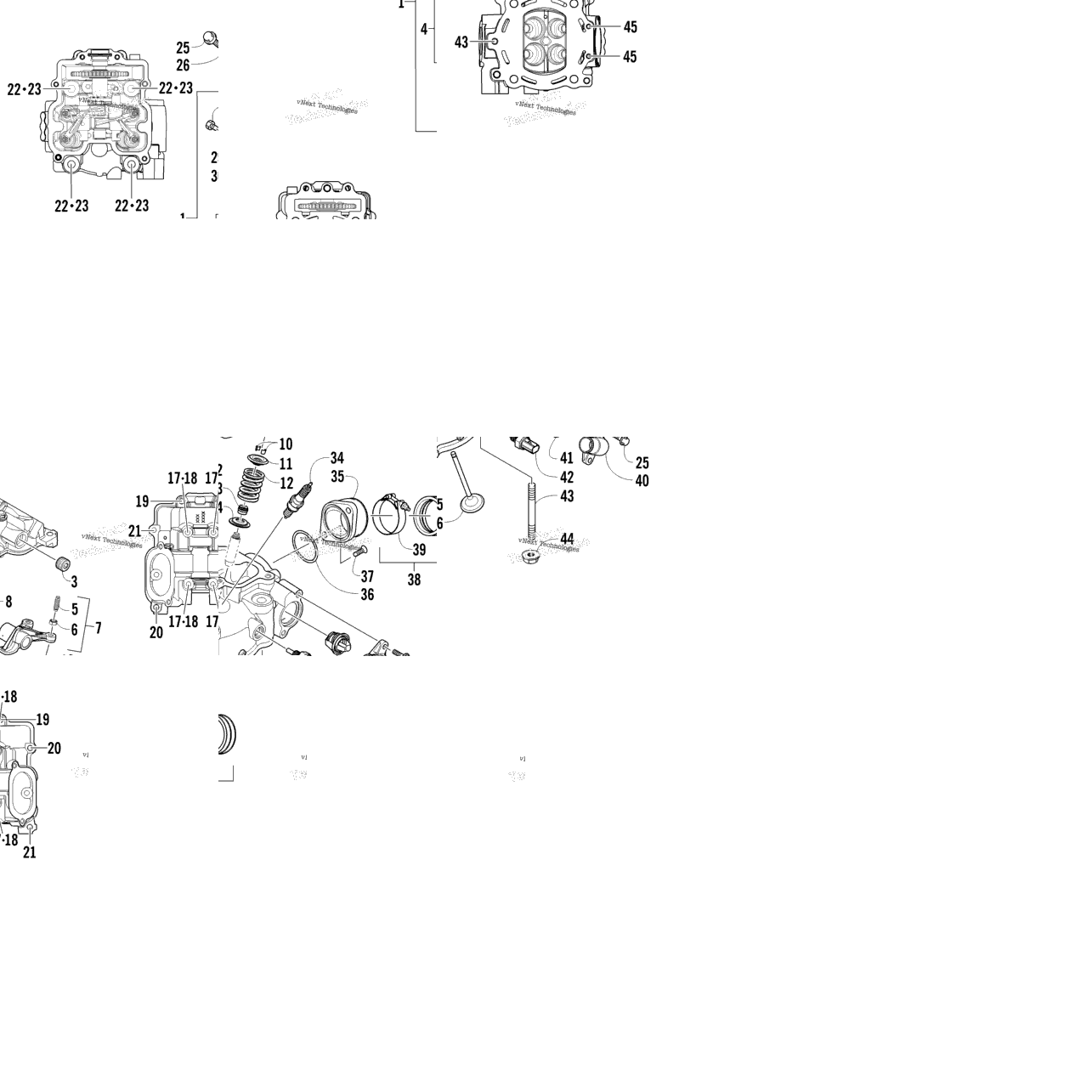 Cylinder Head And Camshaft/Valve Assembly