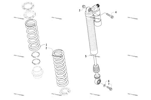 Rear Suspension Shock Assembly