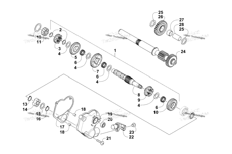Secondary Transmission Assembly