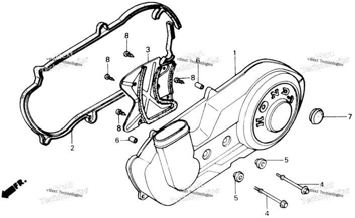 Left Crankcase Cover