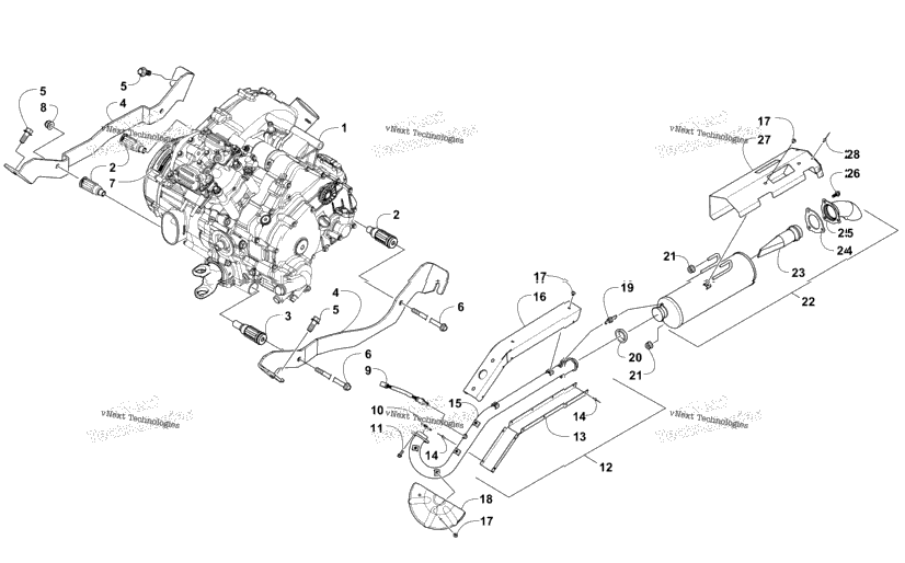 Engine And Exhaust