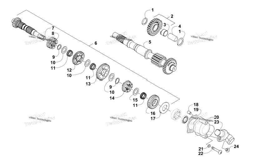 Secondary Transmission Assembly