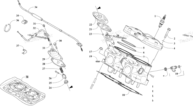 Cylinder And Head Assembly