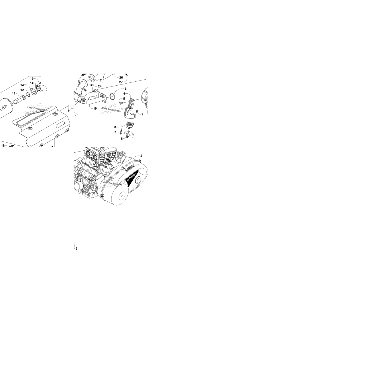 Engine And Exhaust