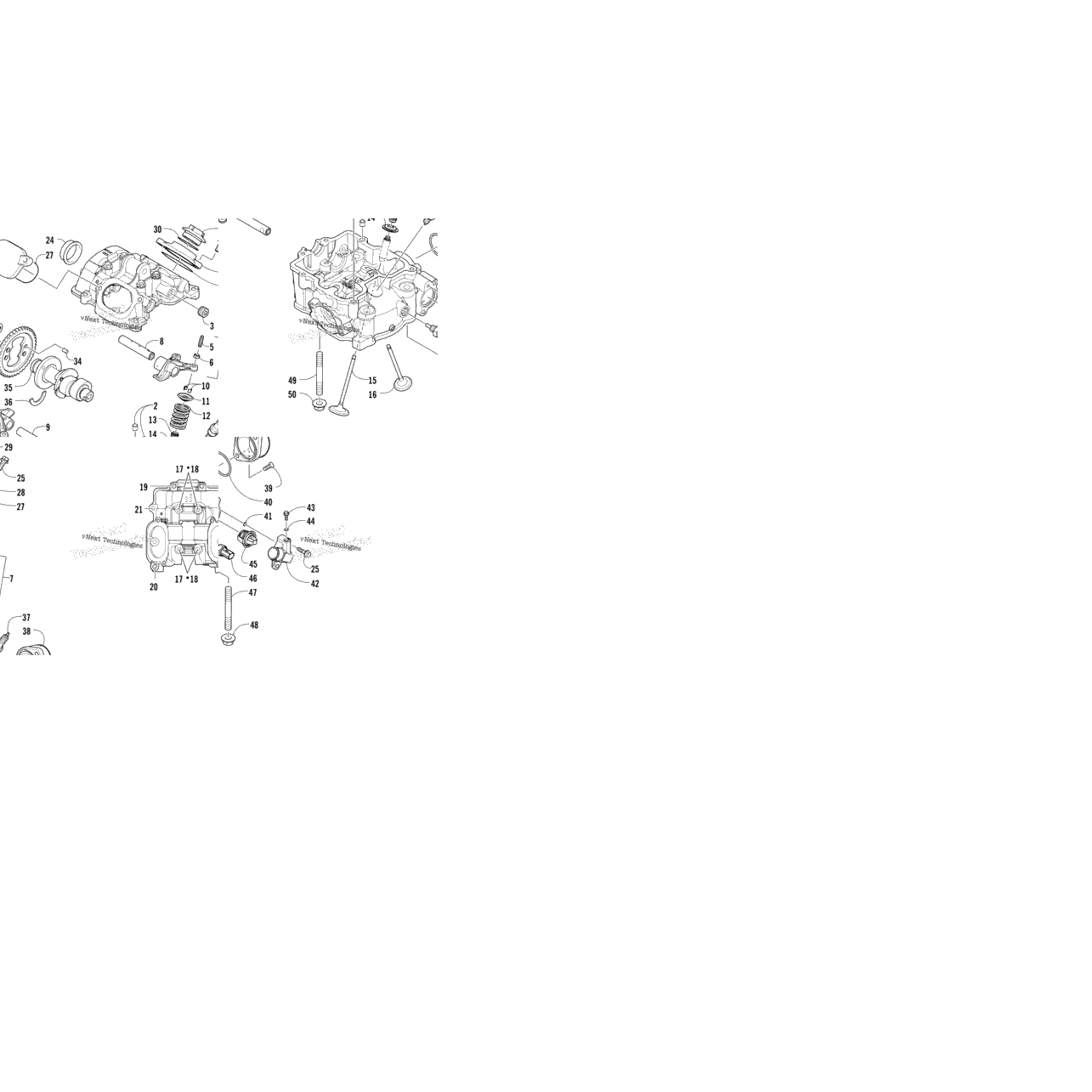 Cylinder Head And Camshaft/Valve Assembly