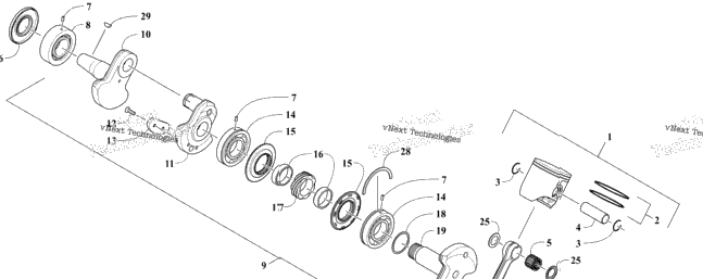 Piston And Crankshaft