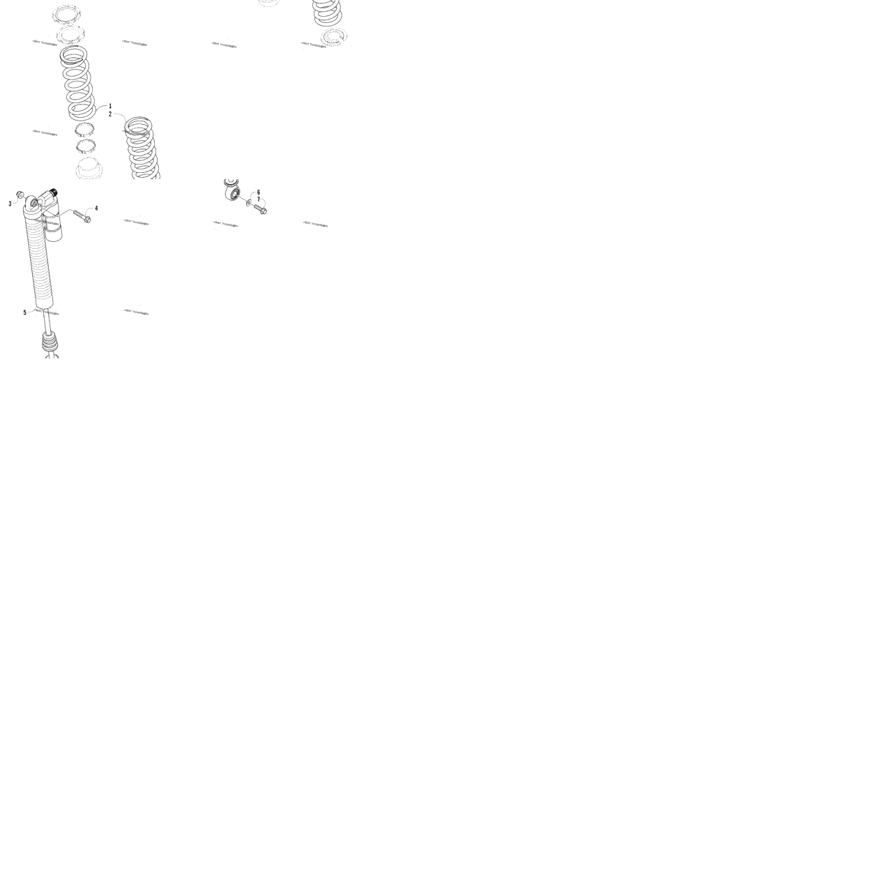Rear Suspension Shock Assembly