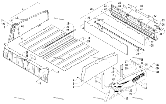 Cargo Box And Tailgate Assembly