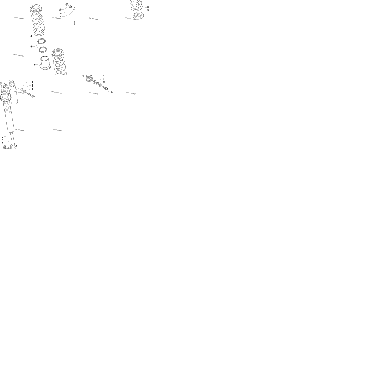Rear Suspension Shock Assembly