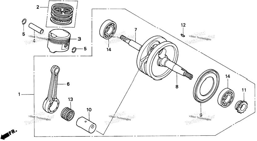 Crankshaft + Piston