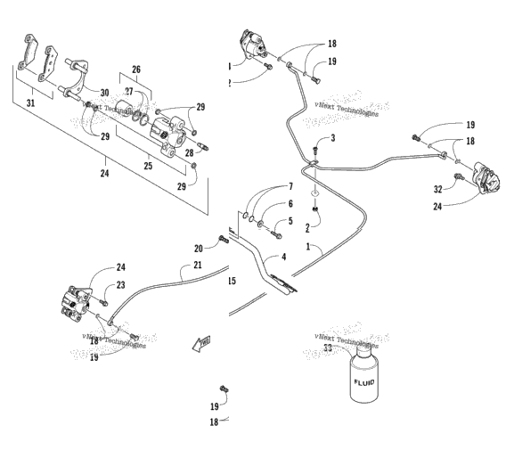 Hydraulic Brake Assembly