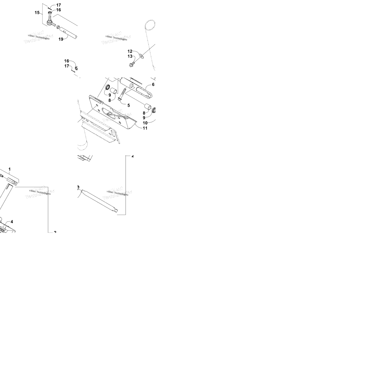Rack And Pinion Assembly (Ser. # 309156 And Below)