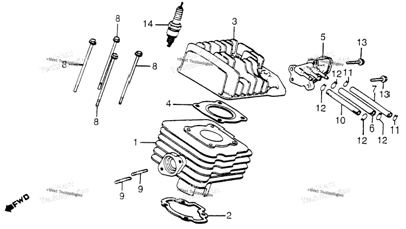 Cylinder + Cylinder Head
