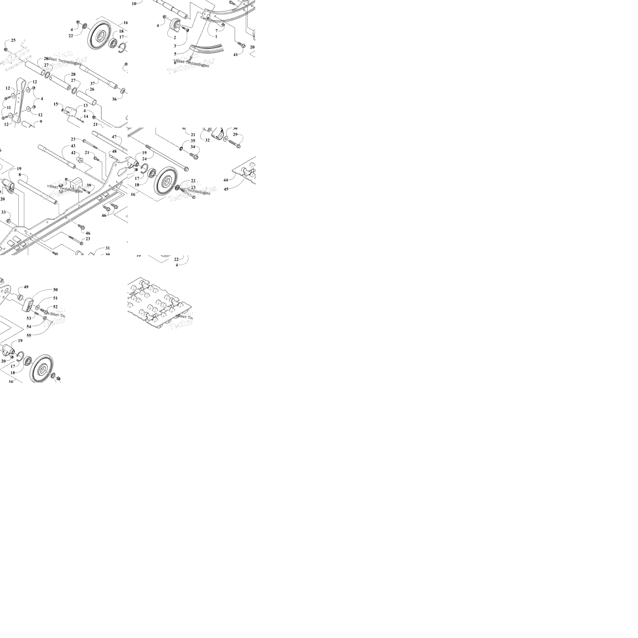 Rear Suspension Rail Assembly