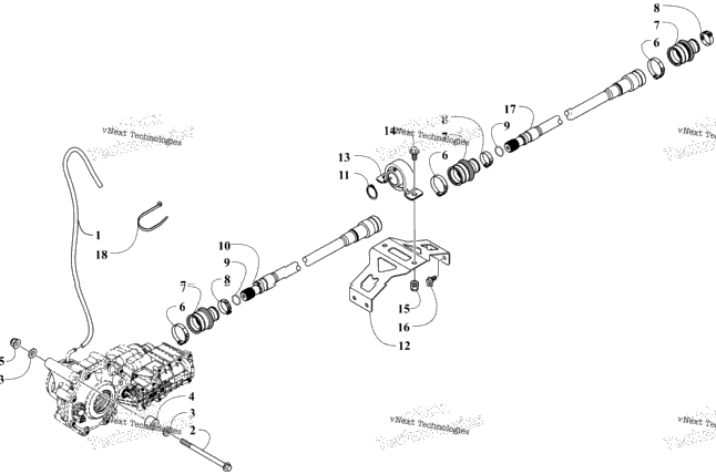 Front Drive System Assembly