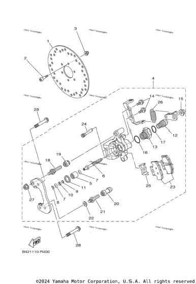 Rear Brake Caliper 2