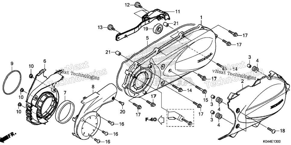 Left Crankcase Cover