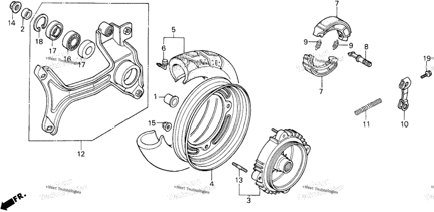 Rear Wheel 86-87
