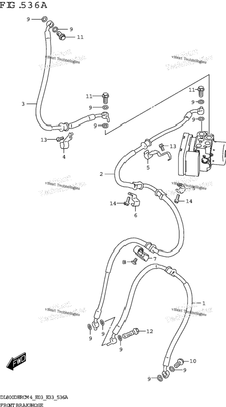 Front Brake Hose