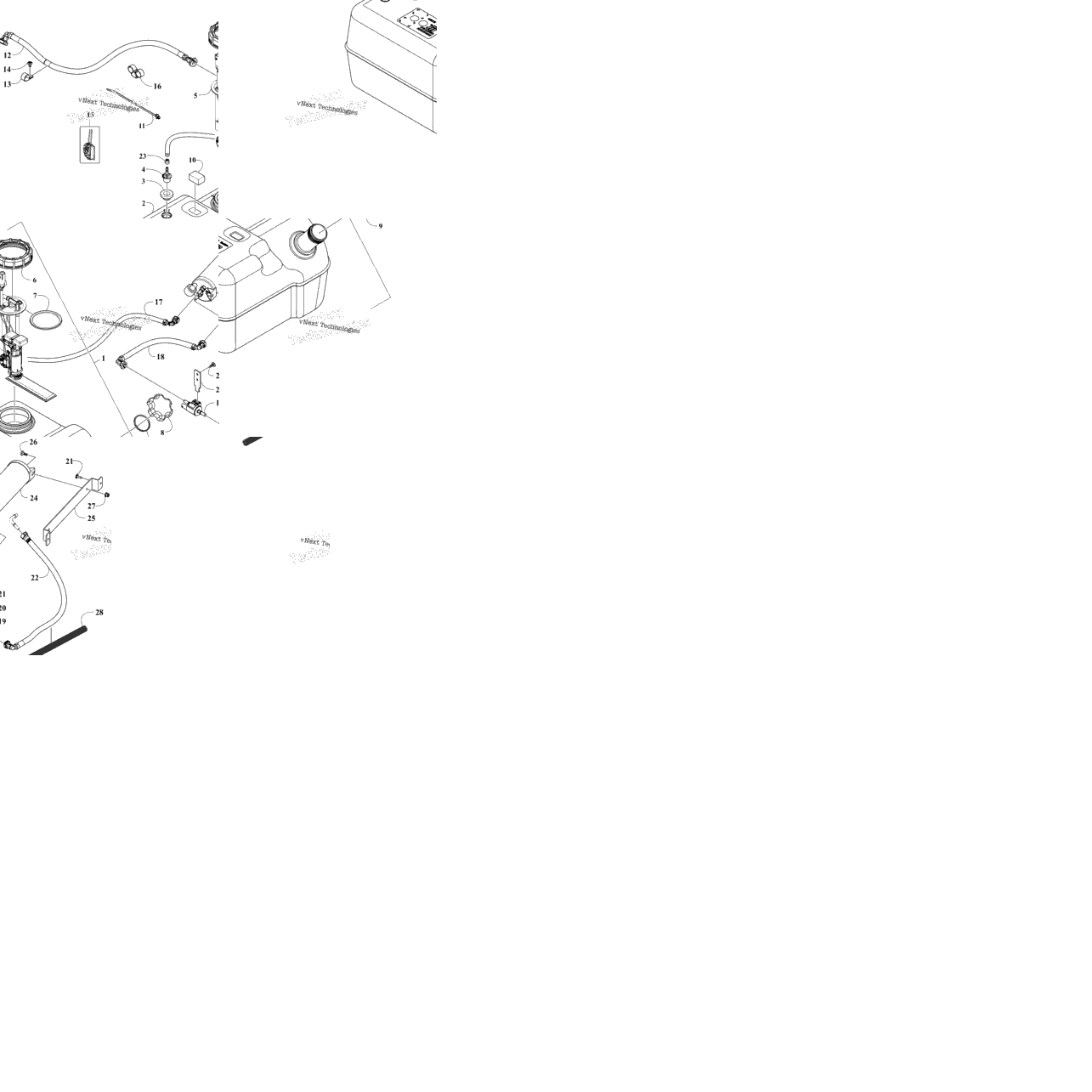 Gas Tank Assembly/Fuel Vapor Recovery