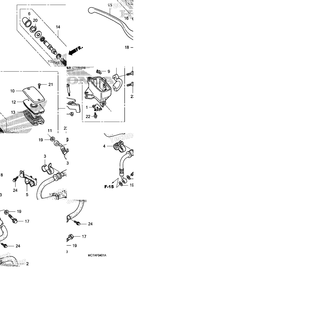 Front Brake Master Cylinder (Fsc600d)