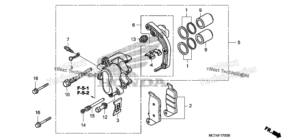 Rear Brake Caliper