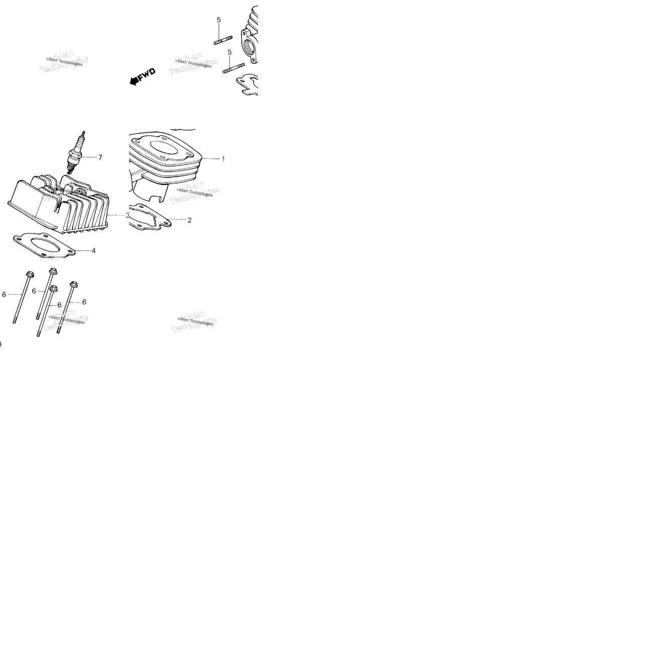 Cylinder + Cylinder Head