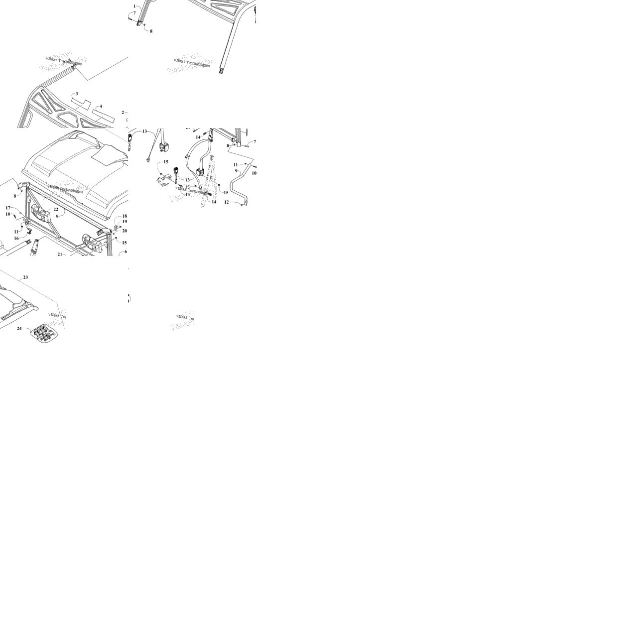 Rops And Seat Belt Assembly