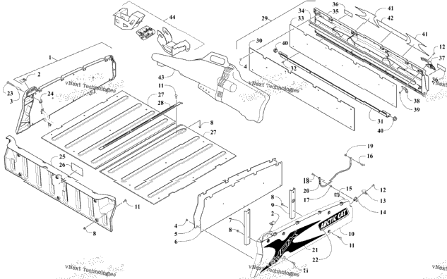 Cargo Box And Tailgate Assembly