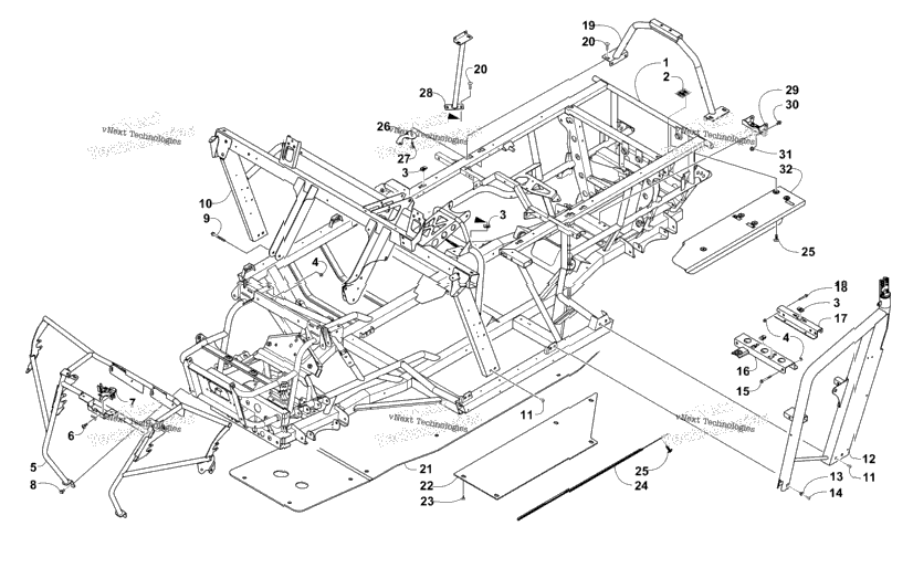 Frame And Related Parts