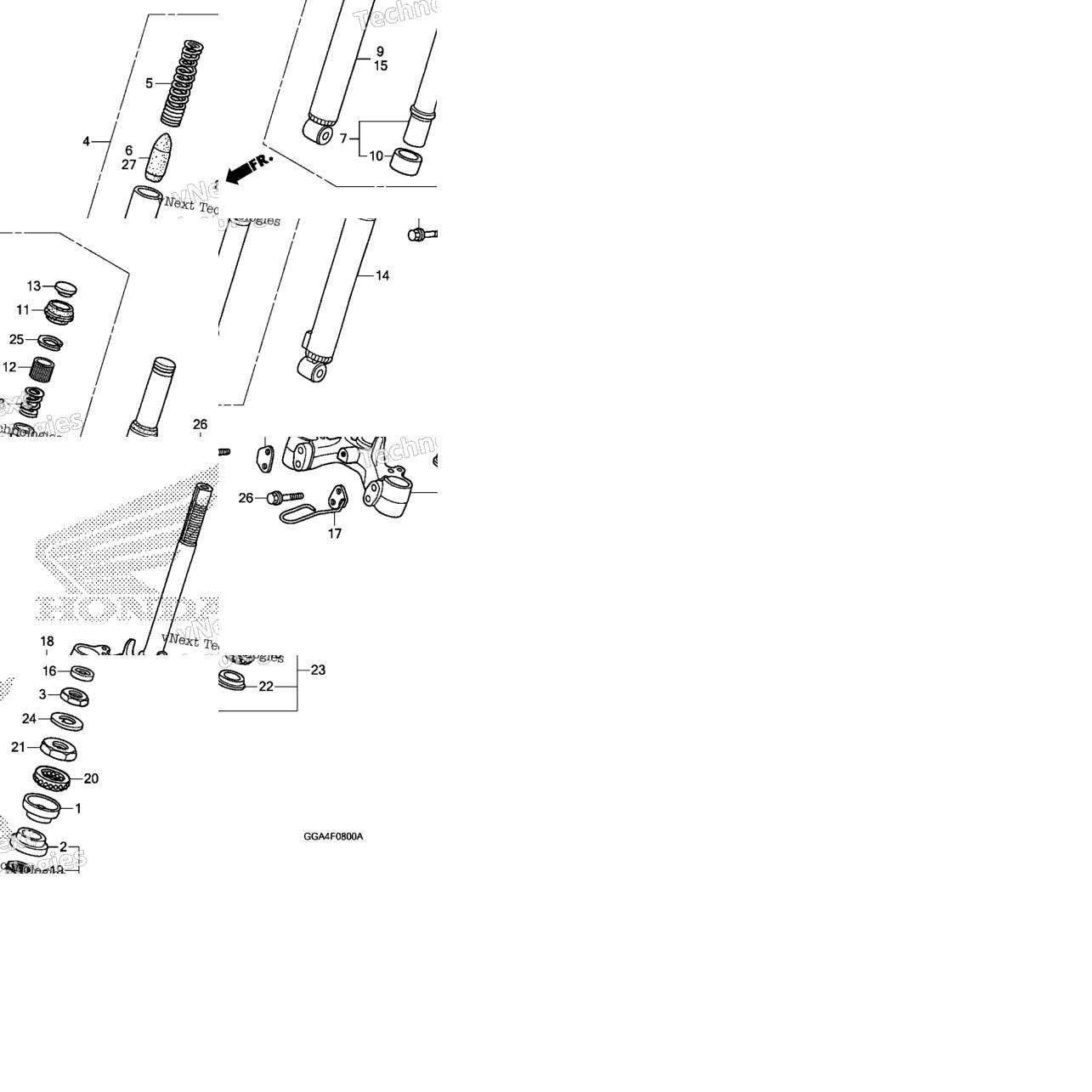 Front Fork@Steering Stem