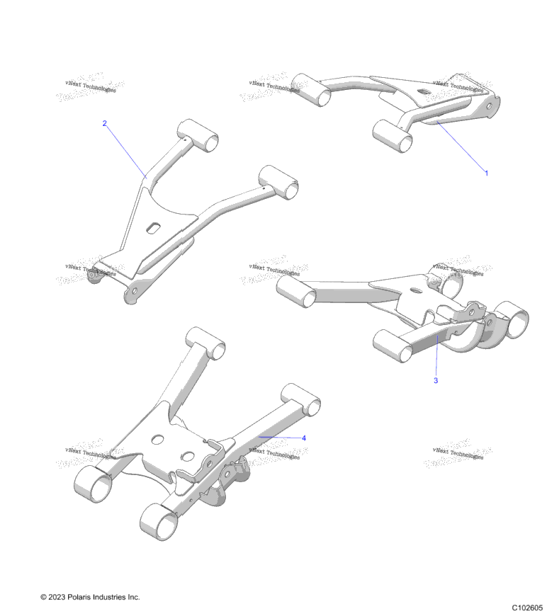 Suspension, Rear Control Arms