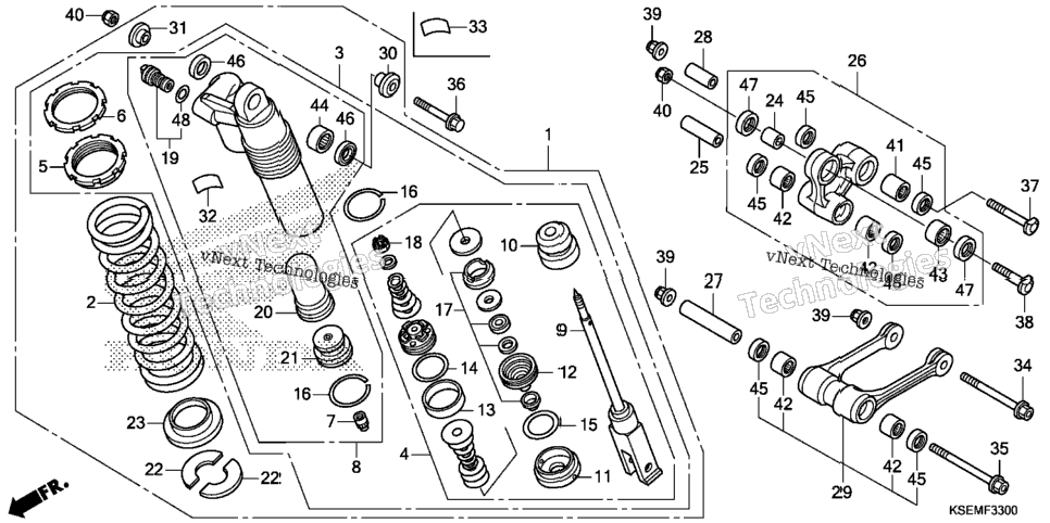 Rear Shock Absorber